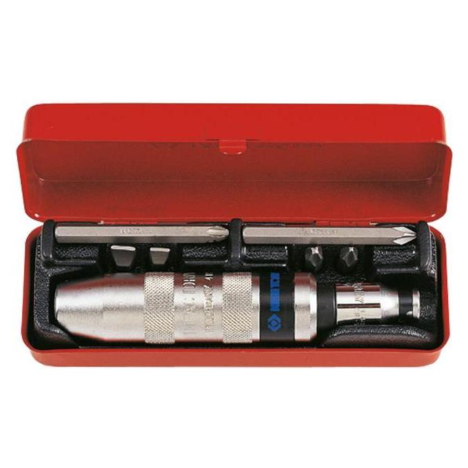 King tony Caja de destornilladores de golpe y accesorios - 8 piezas (Schraubschlitz) (34236144)