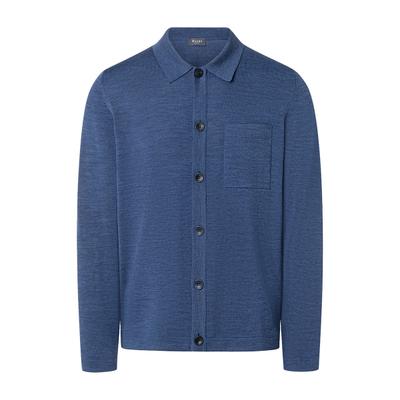 Strickjacke MAERZ MUENCHEN "Maerz Muenchen 591300 Strickjacke Herren Bekleidung", Herren, Gr. 58, dunkelblau, 100% Wolle (Merino), Strickjacken Strickjacke