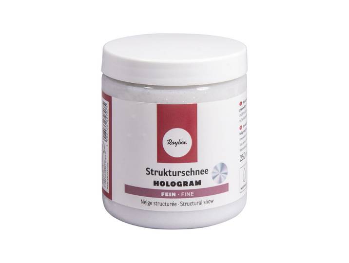 Strukturschnee fein Hologramm, mit Eis-Effekt, Dose 250ml