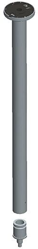 Keuco Deckenabhängung Plan 14941010700 Länge 70 cm, chrom