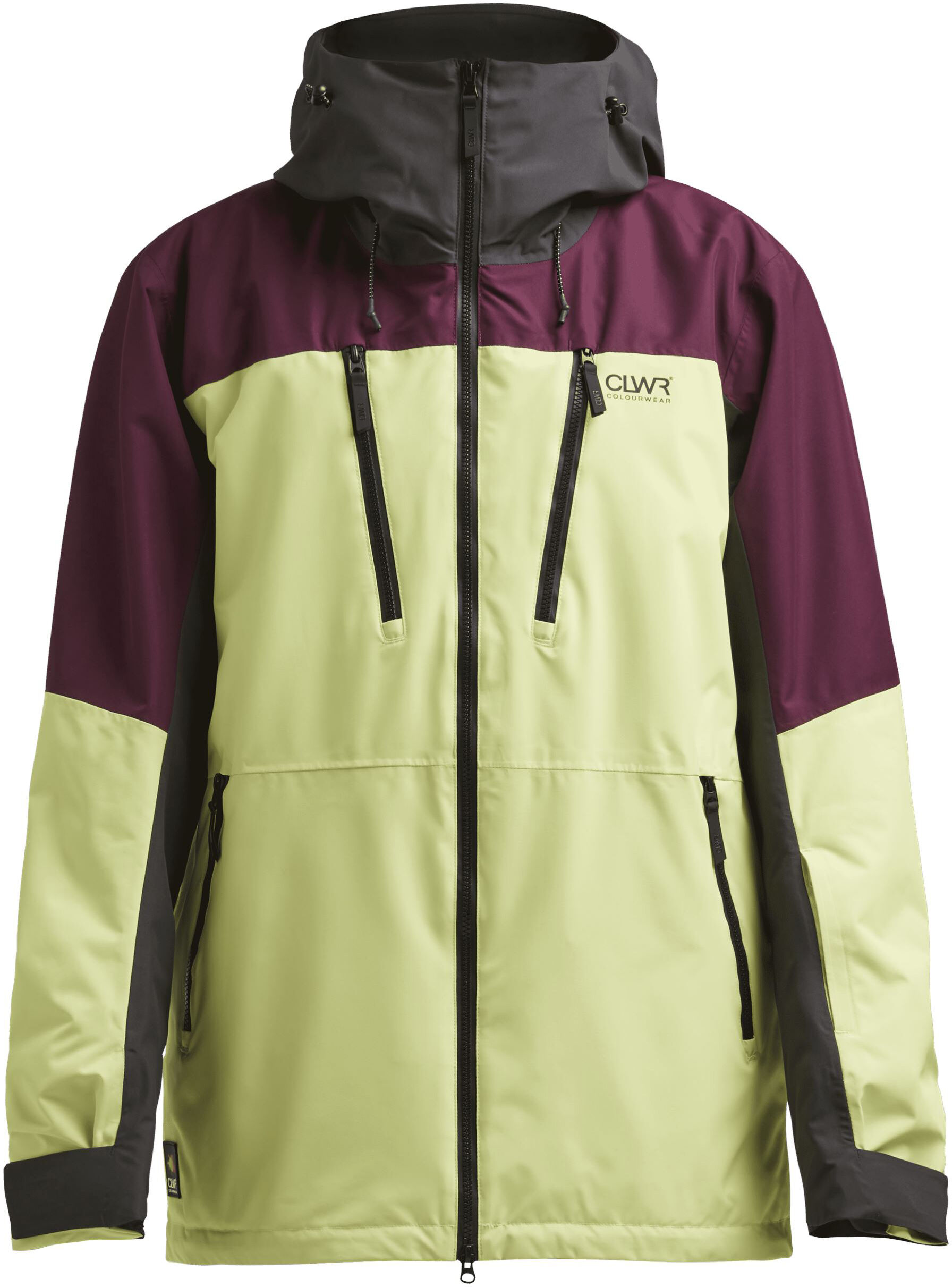 ColourWear Men's Grid Jacket Acid S