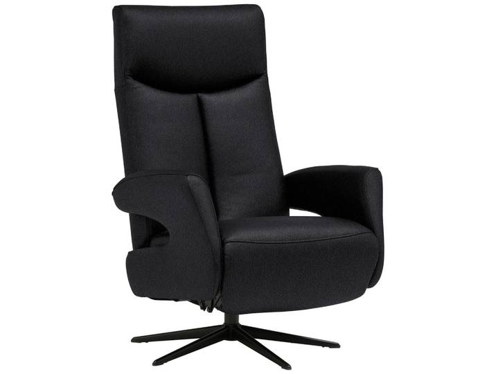 Welnova Relaxsessel, Anthrazit, Metall, Echtleder, Spaltleder, 74x105x82 cm, Fussart wählbar, Stoffauswahl, Relaxfunktion, Wohnzimmer, Sessel, Relaxsessel