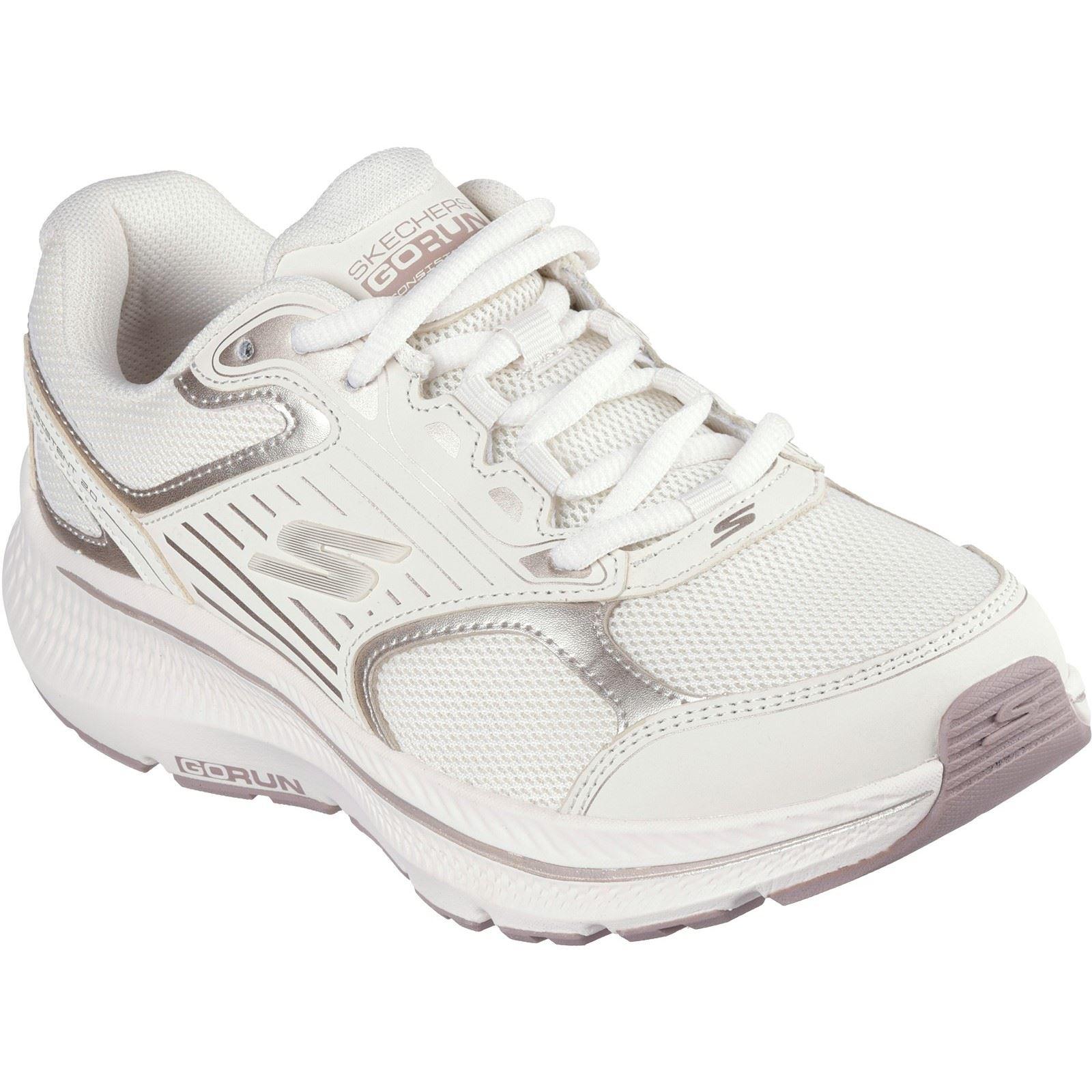 Skechers Performance GO RUN Consistent 2.0 Advantage Leather Vrouwentrainers Naturel