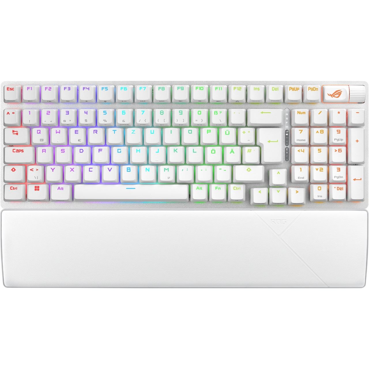 Asus ROG Strix Scope II 96 ASUS ROG NX SNOW USB und Bluetooth Deutsch weiß (kabellos)