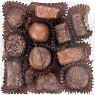 ClearBags "Medium 9 Truffle Size Chocolate Boxes with Inserts for 9 Candies Chocolates & Truffles Box Size: 5 5/8"" x 1"" x 5 9/16"" 100 Sets  "