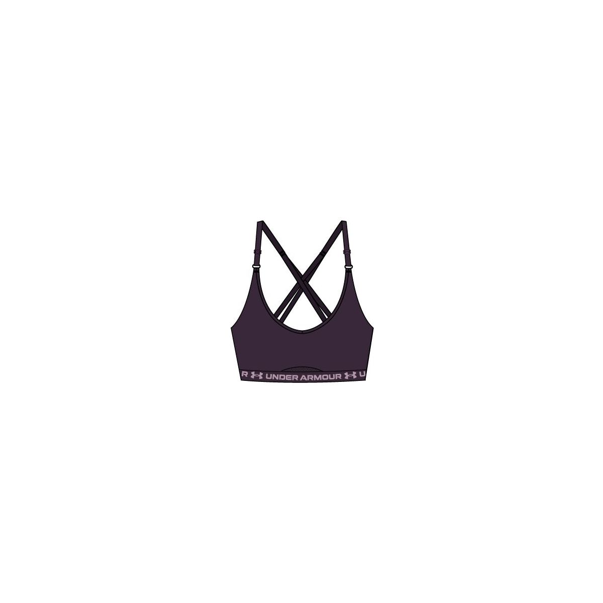 Under Armour Crossback Low Strappy purple mauve pink (526) XXL 6016944-526-XXL