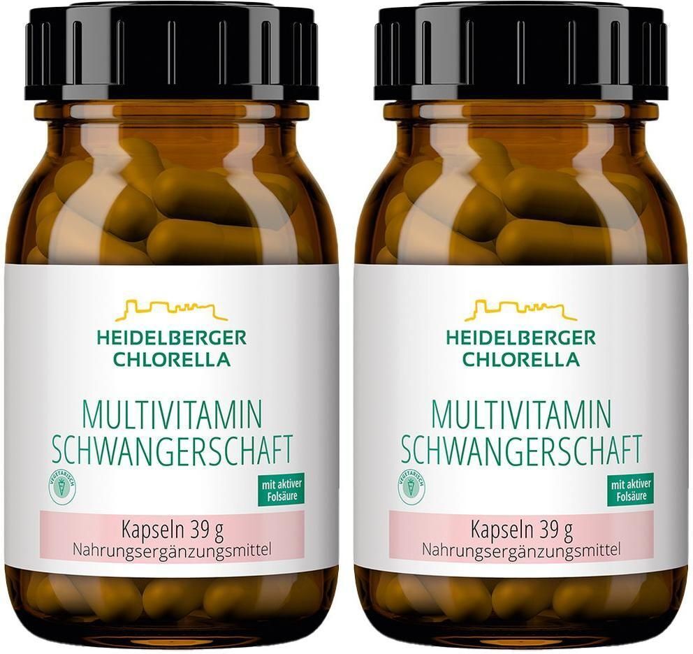 Heidelberger Chlorella Multivitamin Schwangerschaft Kapseln 2x 2x60 St