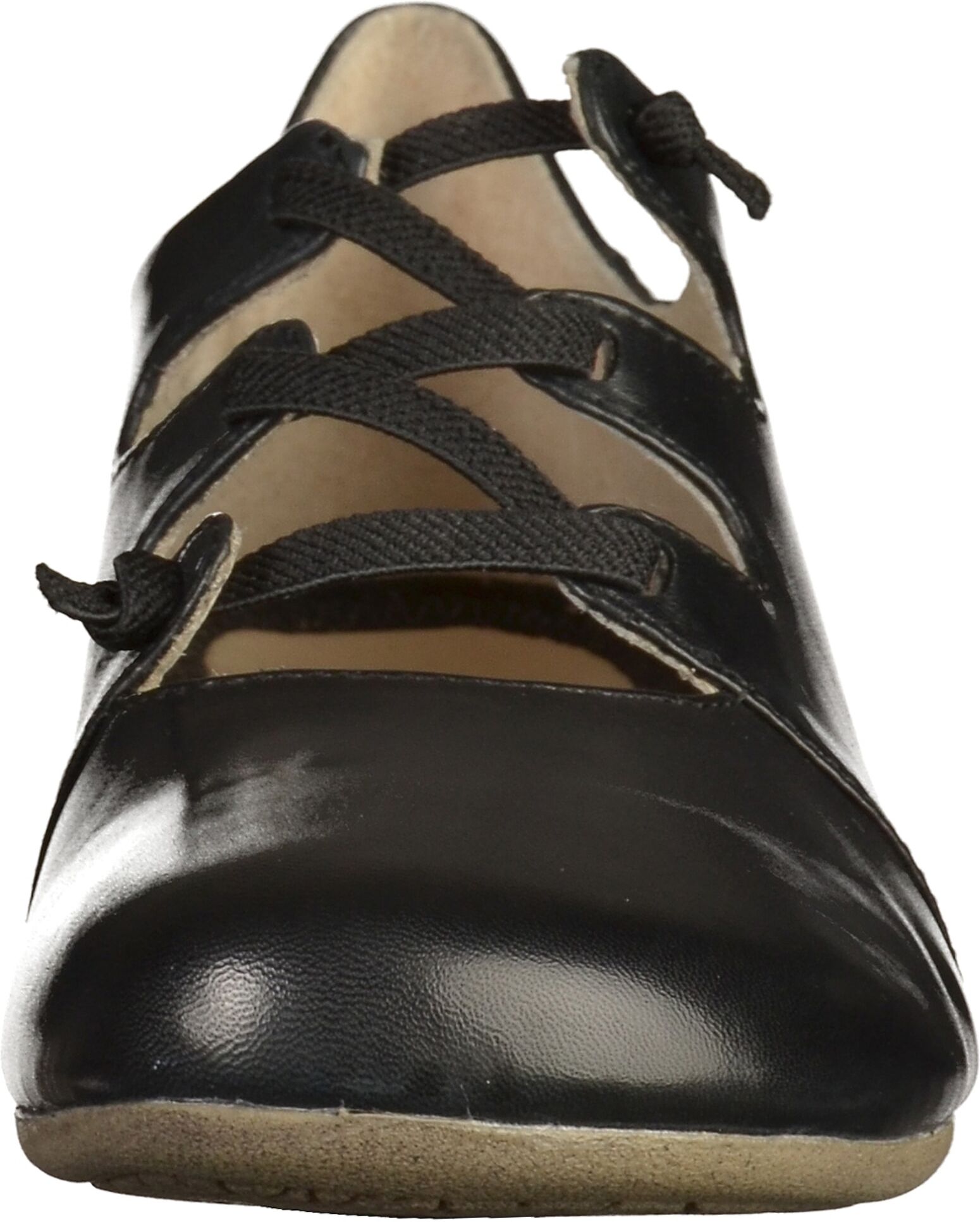 Slipper JOSEF SEIBEL "Josef Seibel Slipper Leder", Damen, Gr. 41, Leder, schwarz, Schuhe Slipper
