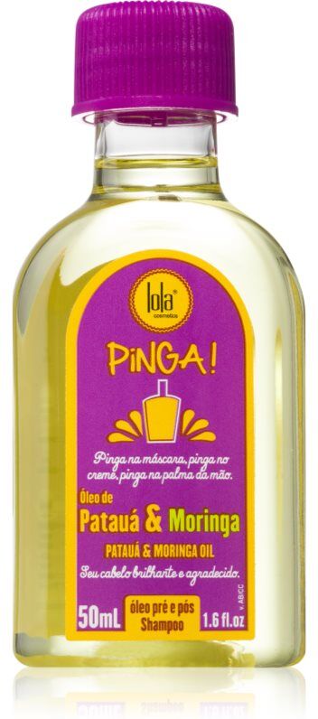Lola Cosmetics Pinga Patauá & Moringa huile nourrissante pour cheveux secs 50 ml