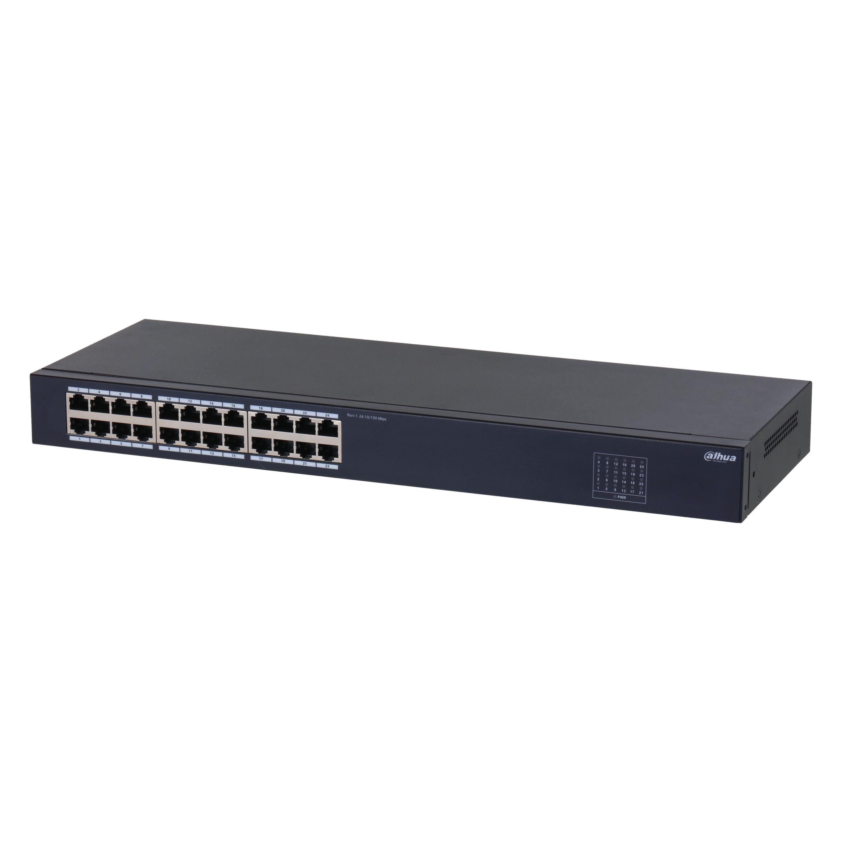 Dahua SWITCH IT DH-SF1024 24-PORT UNMANAGED ETHERNET SWITCH (24 Ports) (DH-SF1024)