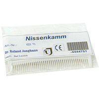 Nissenkamm Kunststoff weiß 1 St Kamm