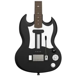 CRKD Guitar Pro Gibson SG (sort) 20th Anniversary Gibson SG gitarkontrol med ikonisk design (Android, PC, PS3, PS4, PS5), Gaming Controller, Schwarz