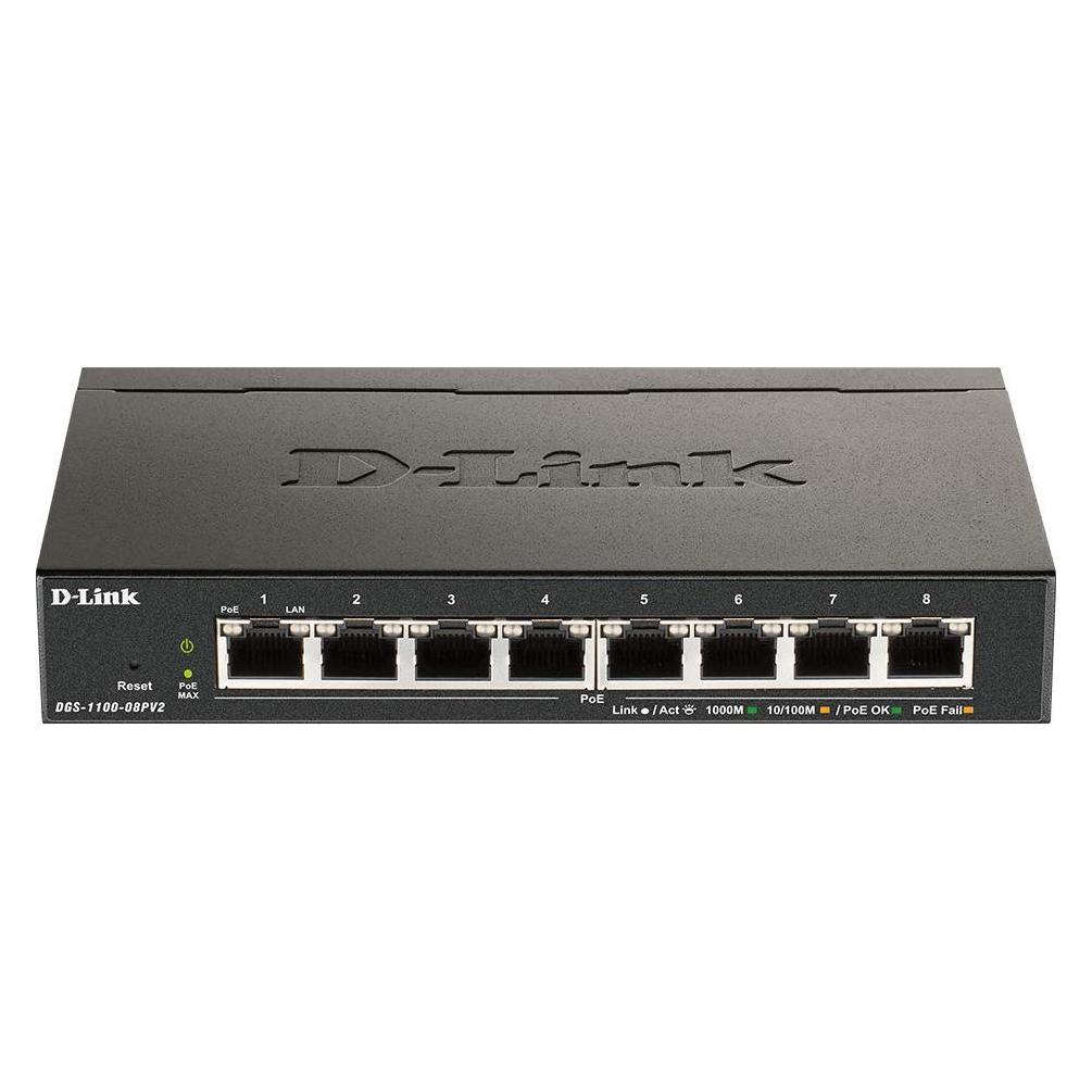 D-Link EasySmart Switch DGS-1100-08P (8 Ports) (DGS-1100-08PV2)