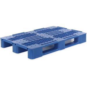 Alpha-Paletten Kunststoffpalette 1240-GR, aus PE, 120 x 80 cm, 5000 kg Tragkraft, 5 Stück