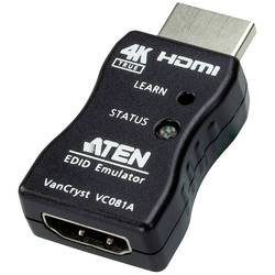 ATEN VC081A HDMI EDID Emulator [1x HDMI-Stecker - 1x HDMI-Buchse] Schwarz 4K UHD 0 mm