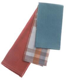 IH Casa Decor Dish Cloth Set Of 3 Pcs Plaid - Set of 2