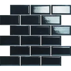 Premium Mosaic Keramikmosaik schwarz 30x30 cm glanz MOS4595BK