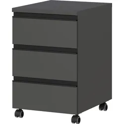 Rollcontainer "Stuttgart" Soft-Close 3 Schubladen   Graphit