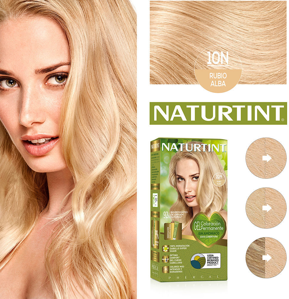 Tintura Naturtint sem amônia #10N-Alba Blonde