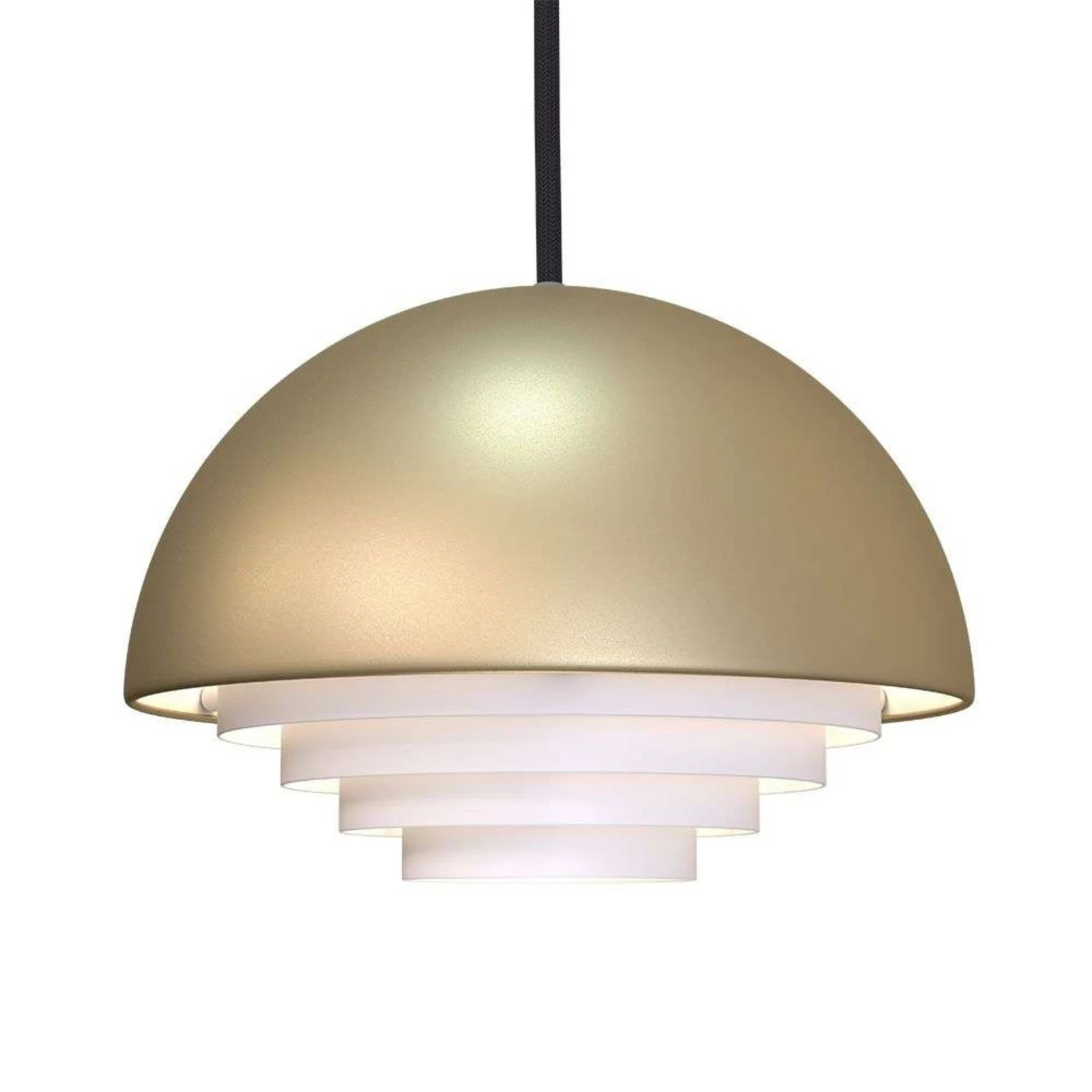 Herstal Motown Hanglamp M Brass voor de eetkamer