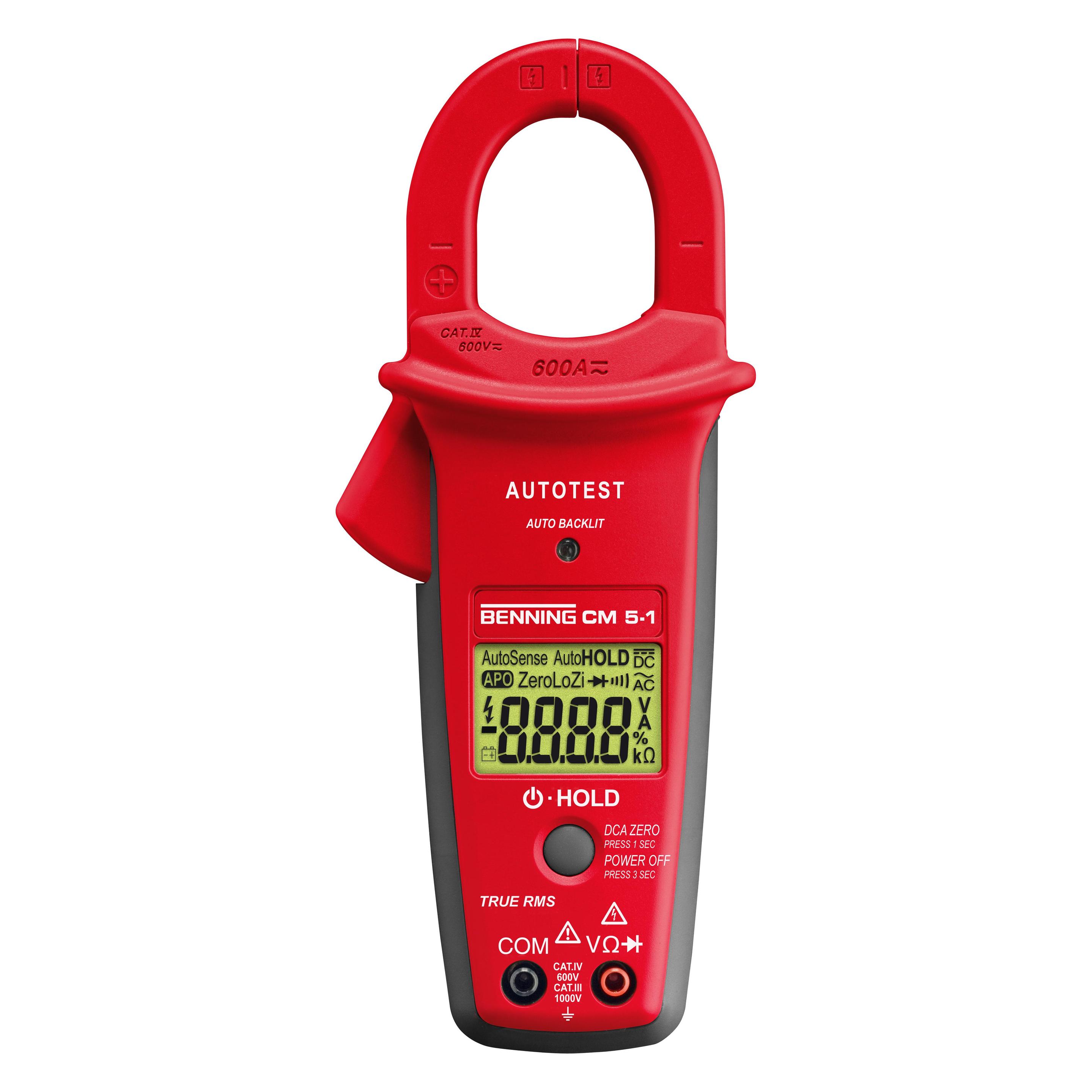 Benning Stromzange, Hand-Multimeter di (CAT III 1000V, CAT IV 600V, Hand-Multimeter) (44066)