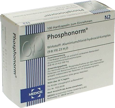 MEDICE Arzneimittel Pütter GmbH&Co.KG PHOSPHONORM Hartkapseln 1X100 St 02358177