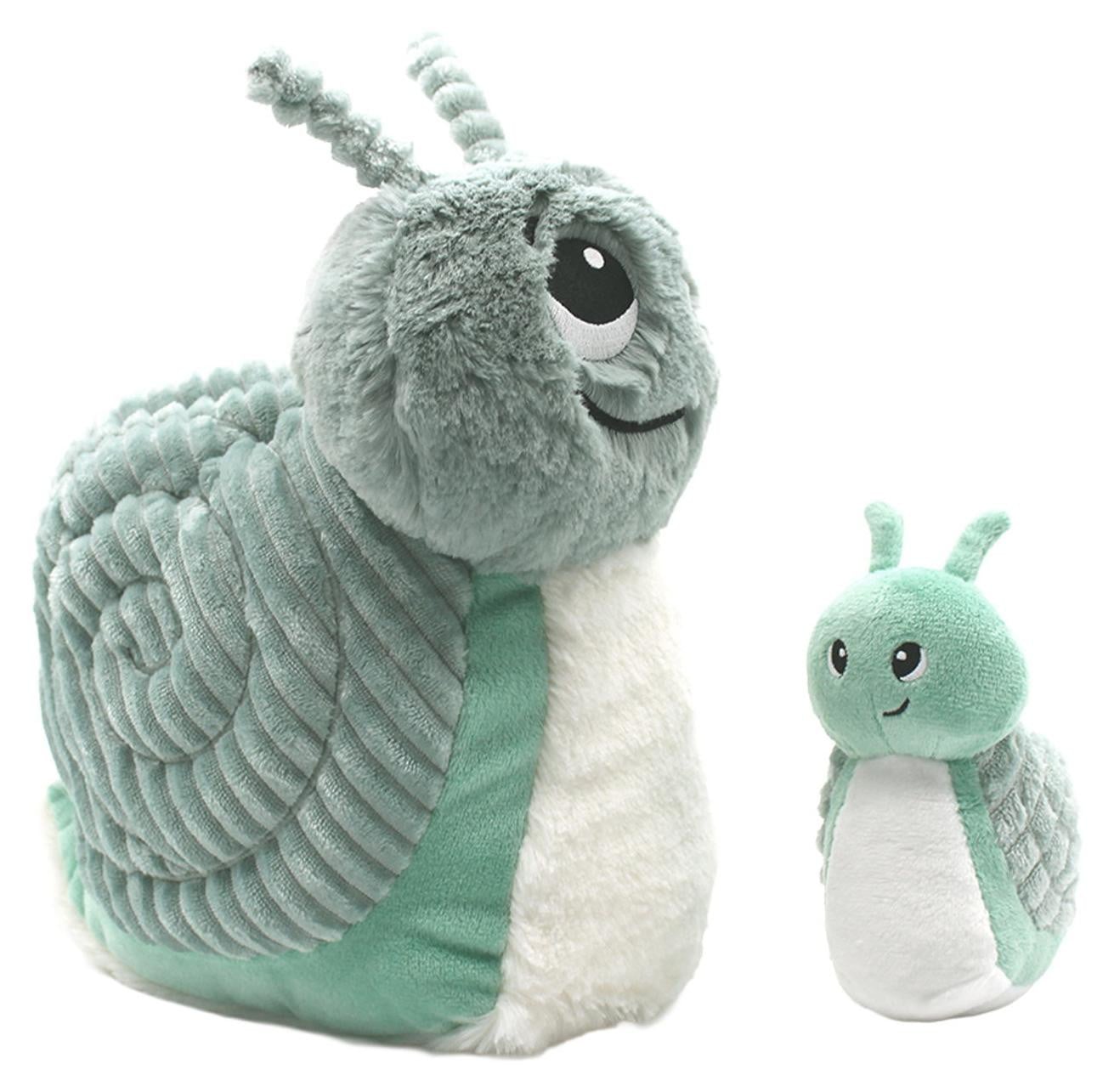 Les Déglingos knuffeldoek Ptipotos Slakje Maman Babyminze