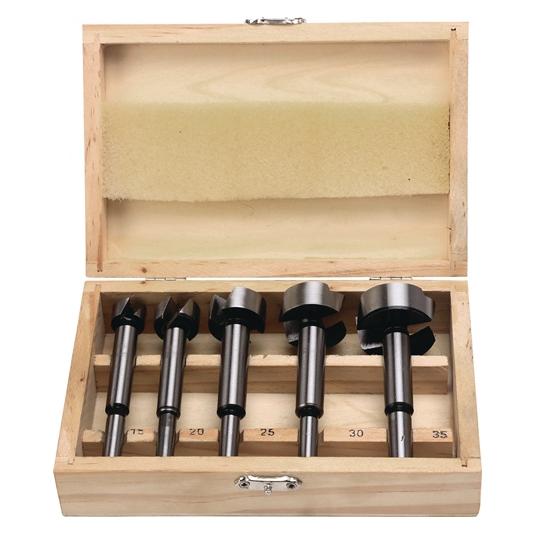 Tecwerk Forstnerbohrersatz 5-teilig Ø 15, 20, 25, 30, 35 mm (2000863250)