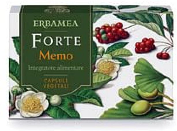 ERBAMEA Srl Erbamea - Forte Memo 24 Capsule per Migliorare la Memoria e la Concentrazione