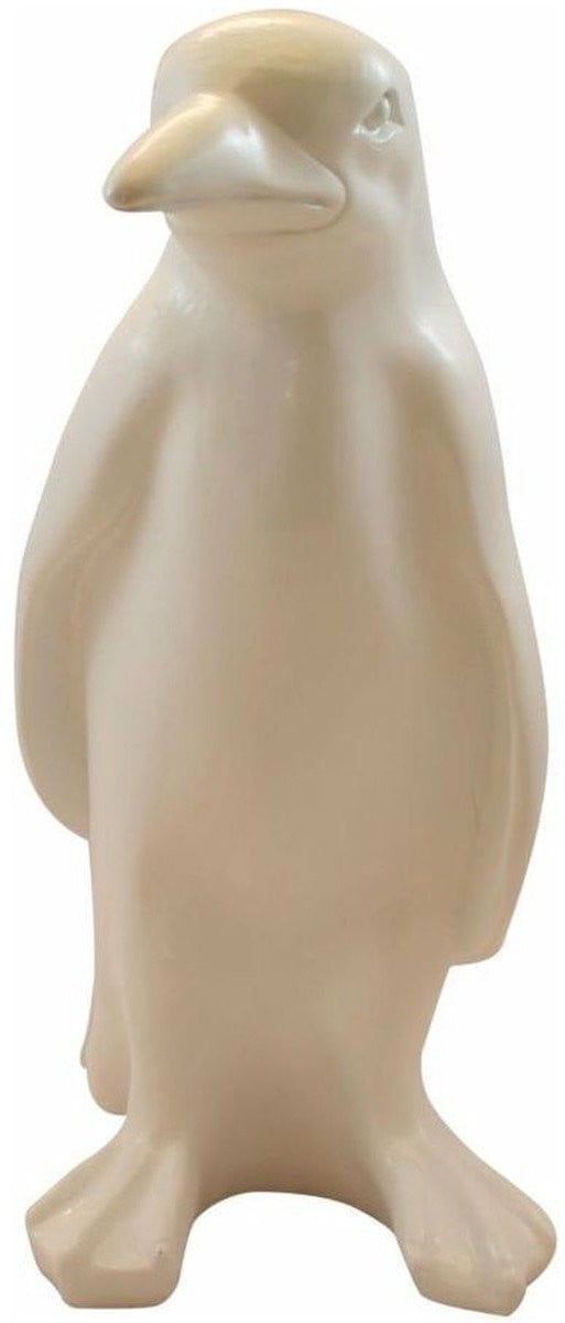 BMPdesign Pinguin Decoratiebeeld - Wit - 40 cm