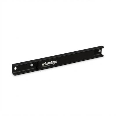 Relaxdays Magnetleiste 3er Set, je 20 cm lang, Stahl, Messerhalter für Werkzeug & Messer, an die Wand schrauben, schwarz