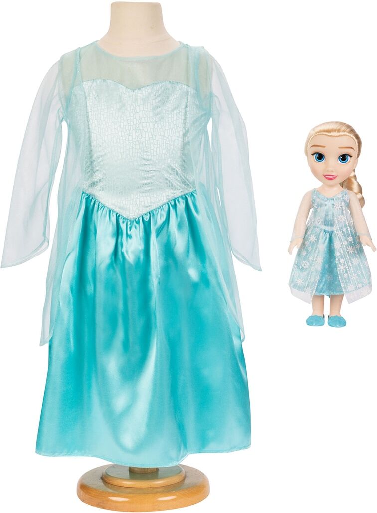 Jakks Pacific Set Muñeca Elsa 38 cm y Disfraz Elsa infantil Disney .