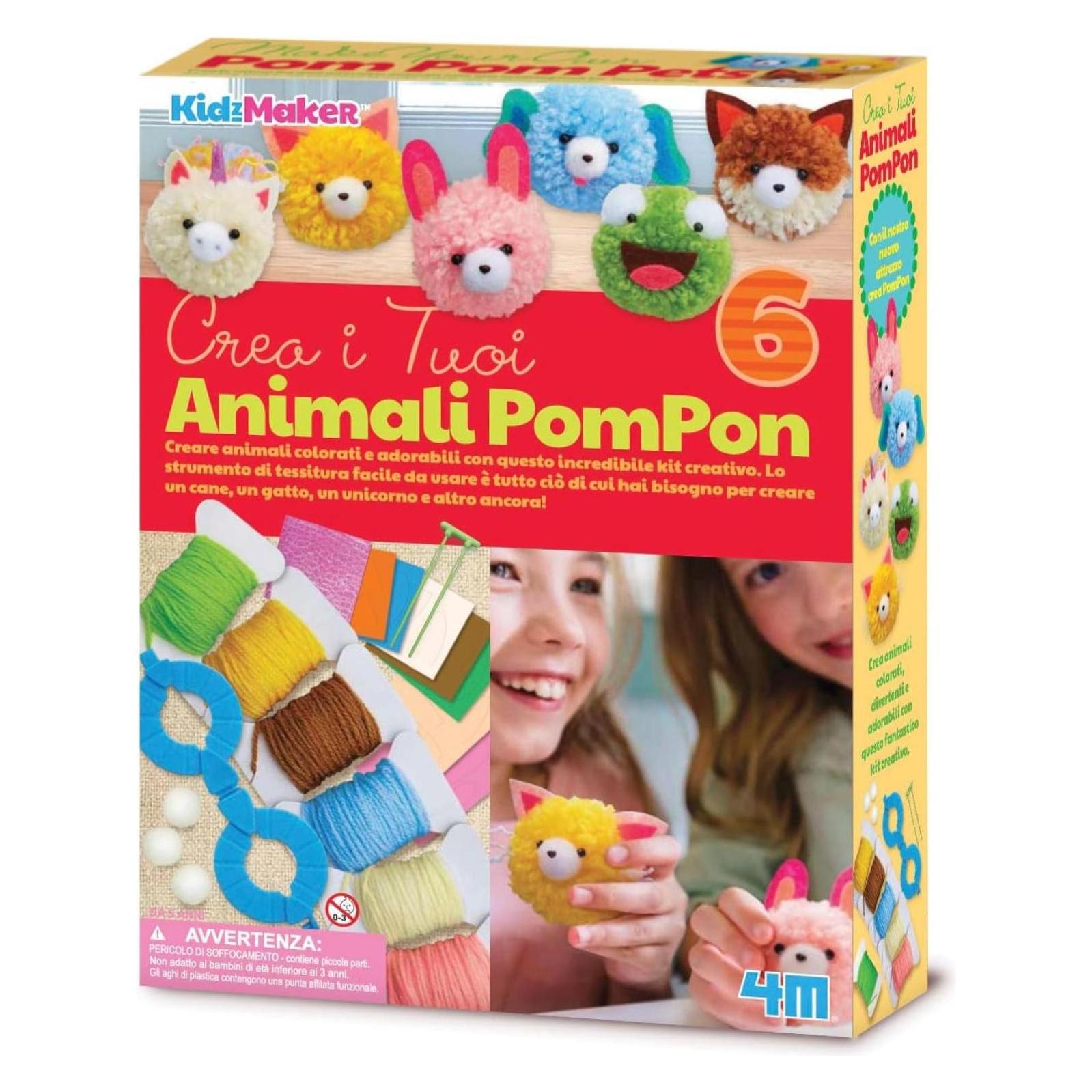 4M Crea i tuoi Animali Pompon (59378656)