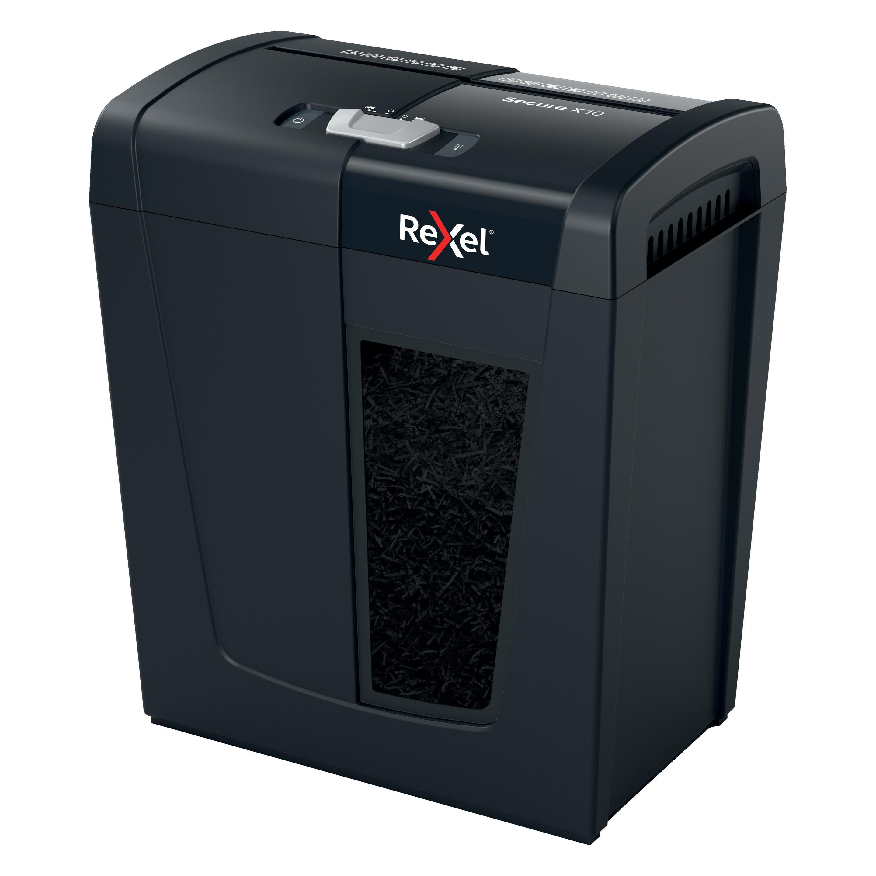 Rexel SECURE X10 - Aktenvernichter (Partikelschnitt) (2020124EU)