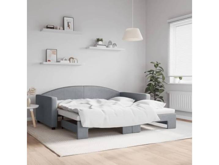 YNGBHFNOP Holzwerkstoff Bettgestell mit Kopfteil Sonoma 90x190 cm Grau Bettgestell Grau Sonoma 90x190 cm Holzwerkstoff mit Kopfteil und Lattenrost Stabil