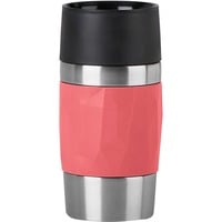 TRAVEL MUG Compact Thermobecher koralle/edelstahl, 0,3 Liter, Drehverschluss