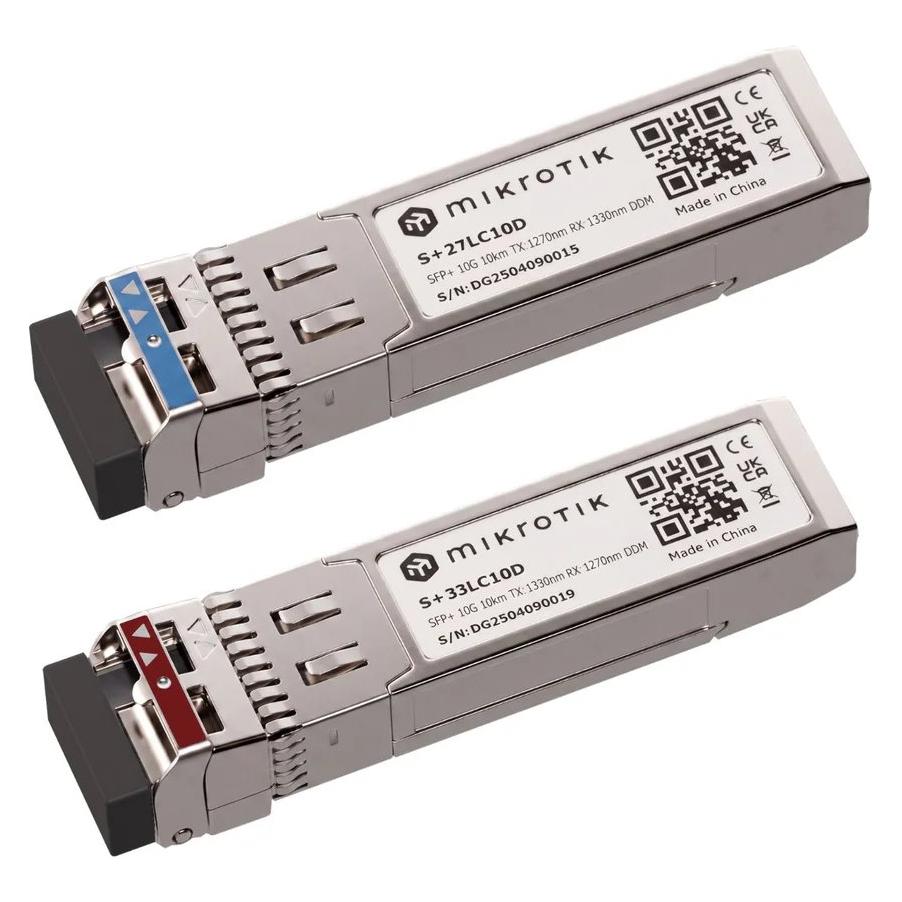 MikroTik S+2733LC10D / SFP+ optický modul / WDM (BiDi) / SM / 10G / 10km / 1270/1330nm (S+2733LC10D)