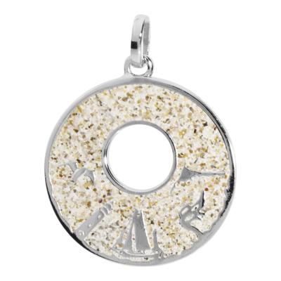 Kettenanhänger OSTSEE-SCHMUCK "- Fischland-Darß-Zingst - Silber 925/000 -" Gr. 29, silber (silber 925, silberfarben, weiß), Schmuckanhänger, Damen, Silber 925 (Sterlingsilber), Kettenanhänger