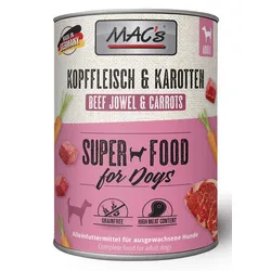 MAC ́s DOG Kopffleisch & Karotte 6x800 g