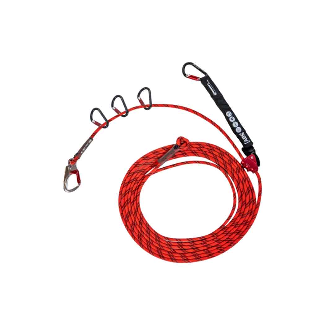 ABS Safety ABS PSA Absturzsicherung Lanyard Verbindungsmittel temporäres Seilsicherungssystem Seillänge 23,0m