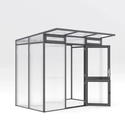 KGT Gewächshaus "Santini II small",anthrazit-grau,3,5 m2