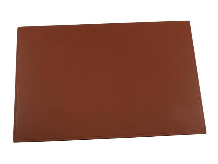Schreibtischunterlage Läufer Scala 45 x , braun, B:45cm T:65cm, Schreibunterlagen, Schreibtischunterlage