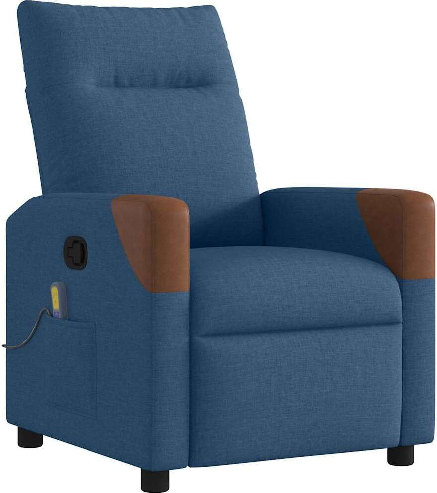 Syfax Massagestoel verstelbaar blauw