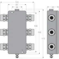 Turck PROFIBUS-PAIP67 JBBS-48SC-T415/3G