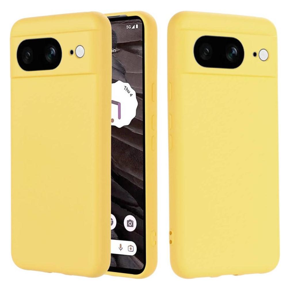 Cover-Discount Google Pixel 8 - Silikon Gummi Hülle gelb (Google Pixel 8) (660142491E)