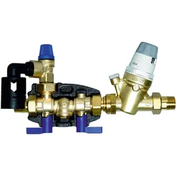Caleffi Sicherheitsgruppe 3/4 200 bis 1000 Liter mit Druckminderer 10 Bar"