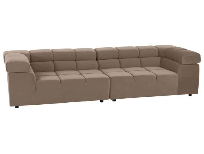 Sofa Otawa Basic Candy / Farbe: Elephant / Material: Leder Basic