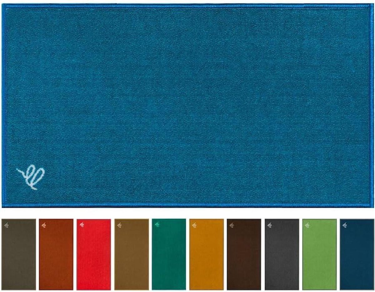 Blauwe Keuken Runner met Antislip Onderkant - 57 x 275 cm