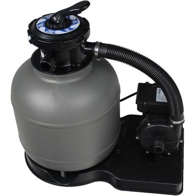 Sandfilteranlage KWAD "Eurostar", grau (grau, schwarz), B:41,2cm L:54,5cm, Kunststoff, Materialmix, Filteranlagen, Pumpenleistung maximal 6 m³/h, Filterleistung 4 m³/h