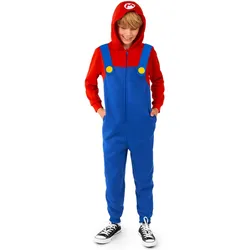 OppoSuits Mario Onesie für Kinder (104, 92, 98)